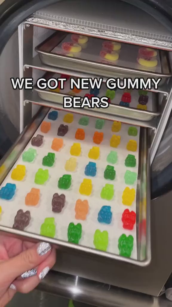 Candy Mode Set Up On Freeze Dryer. Freeze drying skittles & gummy bear